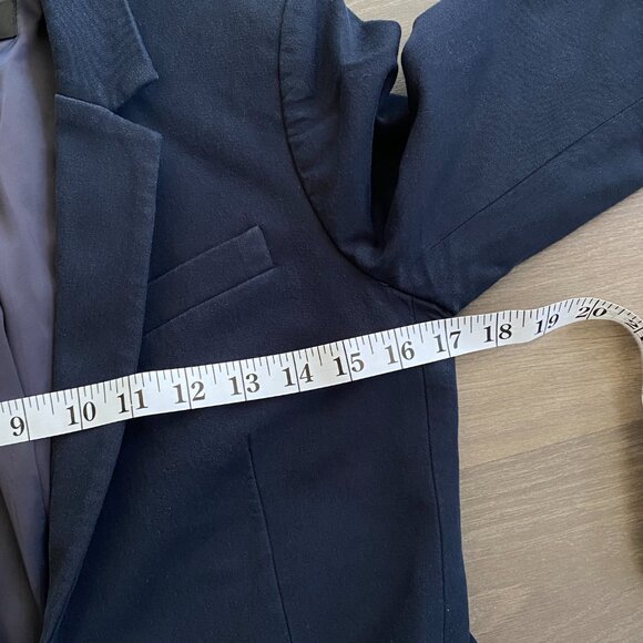 J. Crew Navy Blue Double Button Blazer - Picture 5 of 10
